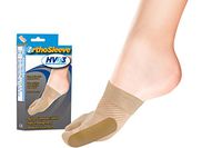 OrthoSleeve HV3 Bunion Brace/Splint (One Sleeve) for Foot Bunion Pain/Hallux Valgus Relief and Split-Toe Design to Help straighten Toes (L/XL)