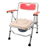 YXIUER Bariatric Bedside Commode - Folding 3 in 1 Toilet Chair - Portable, Extra Wide with Bucket Splash Guard - Heavy Duty, Adult Bathroom Seat