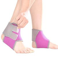 WITERY Ankle Brace 1 Pair Kids Child Adjustable Compression Brace Nonslip Ankle Support/Foot Support for Sprained Ankle/Stabiling Ligaments Tendon Ankle Stabilizer