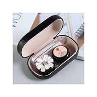 Contact Lens Case Cute Animal Glasses Case with Mirror Eyes Contact Lenses Box for Glasses Lens Container,I