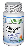 Life Vitality Glucose Guard Blood Sugar Support, 60 Capsules, Gymnema, Chromium, Cinnamon, and More!