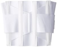 Bilt-Rite Mastex Health 10 Inch Criss-Cross Support with Straps, White, Small