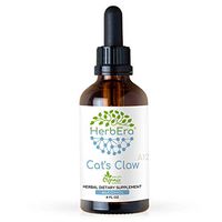 Cat's Claw A120 Alcohol Herbal Extract Tincture, Super-Concentrated Organic Cat's Claw (Uncaria Tomentosa) Dried Inner Bark (4 fl oz)