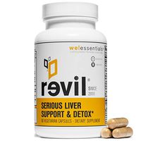 Revil: Liver Detox & Herbal Support with Organic Milk Thistle | 30 Day Detox by WEL Essentials