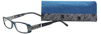 SAV Eyewear (Select-A-Vision) Victoria Klein Fashion Rectangular Reading Glasses 9072 Blue, 2.50