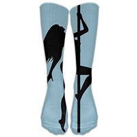 Darr Pole Dancer 01 Knee Socks For Man&women Boots Socks Winter High Graduated Compression Sox,for Running & Fitness&Yoga Indoor Office