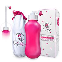 Peri Bottle for Soothing Postpartum Care. Post Partum 15oz Portable Perineal Bottle with Angled Spout - for Pain Treatment After Childbirth - Labor & Delivery Hospital Bag. Shower Gift.