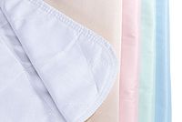 Head 2 Toe Pack of 4 Large Washable Twill Underpads, 30"x36" for use with Incontinence, Reusable pet Pads, Reusable Bed Pads, Great for Dogs, Cats, and Bunny … - 4 Pack - Blue, Green, Tan and Pink -