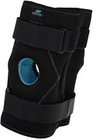 DonJoy Advantage DA161KB02-BLK-S, M Stabilizing Double Hinged Knee Wrap Brace for Sprains, Strains, Media Lateral Instability, Arthritis, Patella Buttress