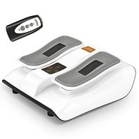 JFGUOYA Automatic Leg Exerciser Pedal That uses Continuous Vibration to Soothe Pain & Help Promote Health and Blood Circulation - Leg Exerciser & Physiotherapy Machine for Seniors