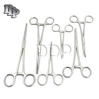 DDP HEMOSTAT Set 5" 6" 8" Curved/Straight - 6 Pack Ideal for All Types of Hobby and First AID KIT