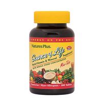 NaturesPlus Source of Life Mini-Tabs - 180 Vegetarian Mini Tablets - Easy to Swallow Whole Food Multivitamin with Chelated Minerals, Energy Booster - Gluten-Free - 30 Servings