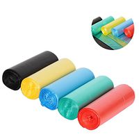 Disposable Bags,Use for Small Kitchen Trash Bag, Office,Bathroom Food Waste Collection Bag, and Other Organic Waste Collection Bag.(5Rolls,30 Bags per Roll,Random color) (1)