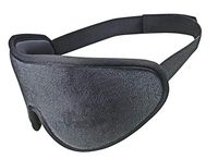 New 3D Sleep Mask,Eye Mask for Sleeping with Soft Memory Foam Contoured and Adjustable Strap Ultra Soft Skin-Friendly for Men, Women, Kids Great for Travel/Nap/Night's Sleeping-Black