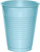 Creative Converting 28157081 PREMIUM PLASTIC CUPS 16 OZ, Pastel Blue