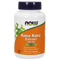 NOW Supplements, Kava Kava Extract 250 mg, 30% Kavalactones, Herbal Relaxation Blend*, 120 Veg Capsules