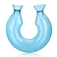 U-Shaped Hot Water Bag,Hot Water Bottle Premium Rubber for Cramps and Pain Relief with Covers Quick Pain Relief and Comfort Essential Winter Products