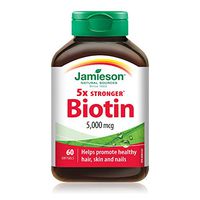 Jamieson Biotin 5,000 mcg 60 Capsules