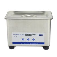 0.8L Professional Digital Ultrasonic Cleaner Machine with Timer Heated Stainless Steel Cleaning Tank 110V / 220V