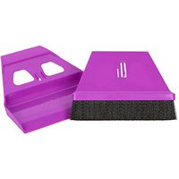 miniWISP Small Broom and Dustpan Set The Best Mini Hand Broom with Electrostatic Bristle Seal Technology (Purple)