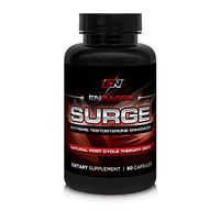 Enraged Nutrition Surge Extreme Testosterone Enhancer (Natural Post Cycle Therapy) | Testosterone Support Supplement for Men, 60 Capsules