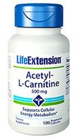 Acetyl-L-Carnitine 500 mg, 100 Vegetarian Capsules-Pack-3
