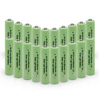 QBLPOWER 1.2v AAA NiCd 600mAh Triple A Rechargeable Battery Cell for Solar Lights Garden Lamp (20Pcs AAA NiCd 600mAh(Green))