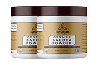Organic Bacopa Powder (16oz) (2 Pack of 8oz Each), Bacopa Monnieri | Gluten Free and Non-GMO | Ayurvedic Herbal Supplement | Supports Immunity System