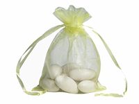 Organza Drawstring Pouches Gift Bags 4"x6" - 60 Premium Quality (yellow)