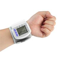 ELEAA Electric Wrist Blood Pressure Monitor, Portable Tonometer Health Care BP Digital Blood Pressure Monitor Meters Sphygmomanometer