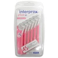 Interprox Plus Interdental Brush 6 Count (4S (Pink)