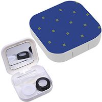 Portable Contact Lens Case Box Travel Kit Mirror + Bottle + Tweezers Container Holder [ Color Doodle Pen ]
