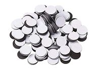 Adhesive Magnetic Discs - Round Magnetic Discs With Adhesive Backing - Magnetic Adhesive Dots Great For Crafts! Magnetic Discs are great to use at Home, Office, School & More!(3/4 inch, 60 Pieces)