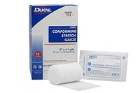 Dukal Conforming Stretch Gauze, Sterile, 1" W x 4.1 yd. L, White (12 Bags of 8) (Pack of 96)