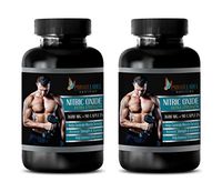 Muscle Pump pre Workout - Nitric Oxide Extra Strength 3600 Mg - Nitric Oxide Dietary Supplement - 2 Bottles 180 Caplets