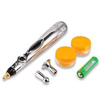 Acupuncture Meridian Pen, Electronic Energy Pen Pain Relief Therapy Instrument Health Care Massage Tools Magnet Heal Mini Magnetic Pulse Acupoint for Face Wrinkles Muscle Joint and Back