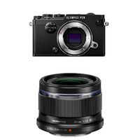 Olympus PEN-F Body (Black) with 25mm f1.8 Lens