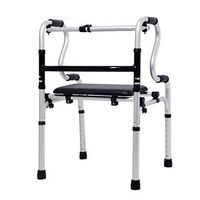 Folding Walker Aluminum Alloy with Wheels for Elderly, Seniors, Handicap, Disabled Max Bearing Weight 180kg(400 Lbs)