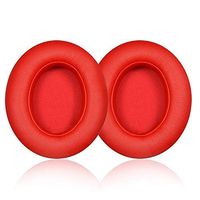 Bestdealing Red Ear Pads Replacement Earpads for Beats Studio 2 Wired/Wireless Headphones and 3 Wireless Headphones, Beats Studio 2/3 Ear Cushion (Not fit Solo2)