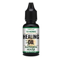 Healing Oil (Ten Herbs) for: Burns, cuts, wounds, rashes, scrapes, acne, etc. 100% natural, Castor oil, calendula oil, rosemary oil, tea tree oil, olive oil.