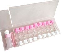 Pack of 9 Contact Lens Cases Container Holder Storage Box for Home and Travel Rhombus Shape, D11