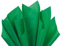 10ct Festive Green Tissue Paper for Gift Wrapping 20"x26" Sheets Eco-Friendly nfLG -730