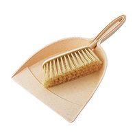 Adornty Mini Desktop Sweep Cleaning Brush Small Broom Dustpan Broom Dustpan Set Keyboard Brush, for Table Laptop Office Desk Car Counter Drawer,Yellow