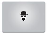 RealCraftDecal Breaking Bad Heisenberg Apple Macbook Decal Vinyl Sticker Apple Mac Air Pro Retina Laptop sticker