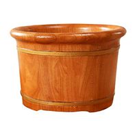 Footbath，Wooden Barrel, Pedicure Barrel，Solid Wood Foot Basin，Foot Spa Wooden Tub，Foot Tub for Soaking Feet，Thicken Wooden Tub，feet Soaking Tub
