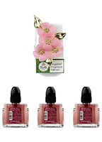 Cherry Blossoms Premium Plugables Electric Scented Oil Diffuser Home Fragrancer with 3 (Spiced Vanilla) Aroma Oils