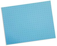 Rolyan Splinting Material Sheets, Tailor Splint, Light Blue, 1/8" x 18" x 24", 1% Perforated, 4 Sheets