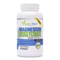 Magnesium Bisglycinate 200mg 100% Chelate - Max Absorption & Bioavailability, Fully Reacted & Buffered, No Laxative Effect - Sleep, Energy, Stress, Anxiety, Leg Cramps, Headaches - Non-GMO