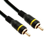 50 FT RCA Male Cable Audio Video Python Gold Shielded Home Theater Blue Home Theatre Cable Shielded AV Composite Cable TV / VCR Hook-Up