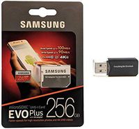 256GB Micro SDXC EVO Plus Bundle Works with Samsung Galaxy S10, S10+, S10e Phone (MB-MC256) Plus Everything But Stromboli (TM) Card Reader